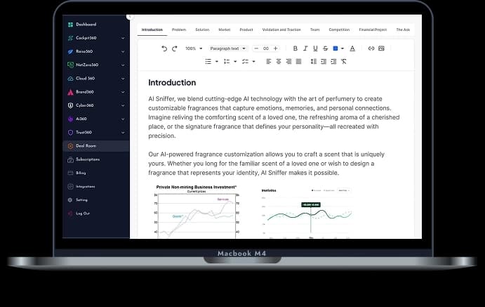 Dashboard mockup